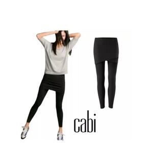 Cabi 3399 skirted leggings women’s size XL black